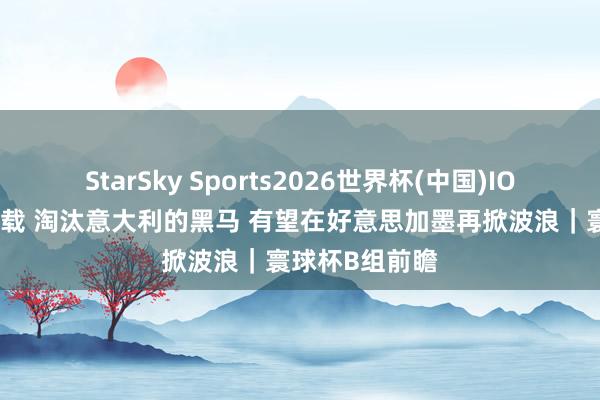 StarSky Sports2026世界杯(中国)IOS/安卓官方下载 淘汰意大利的黑马 有望在好意思加墨再掀波浪｜寰球杯B组前瞻