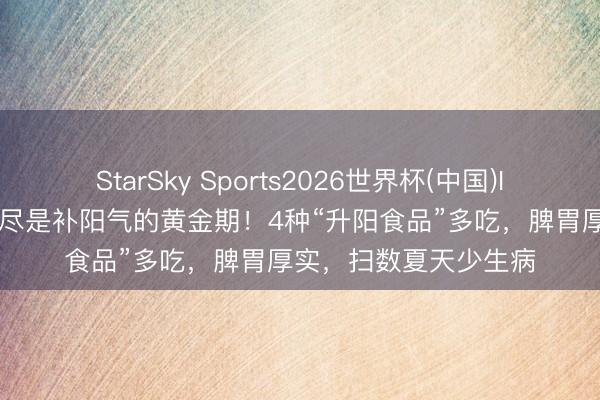 StarSky Sports2026世界杯(中国)IOS/安卓官方下载 小尽是补阳气的黄金期!4种“升阳食品”多吃,脾胃厚实,扫数夏天少生病