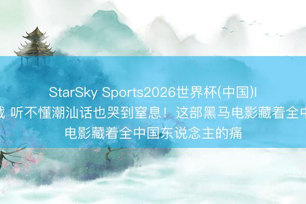 StarSky Sports2026世界杯(中国)IOS/安卓官方下载 听不懂潮汕话也哭到窒息!这部黑马电影藏着全中国东说念主的痛
